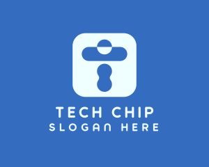 Computer Tech App logo design