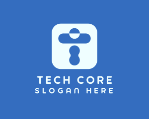 Computer Tech App logo design