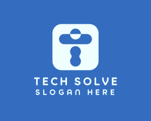 Computer Tech App logo design