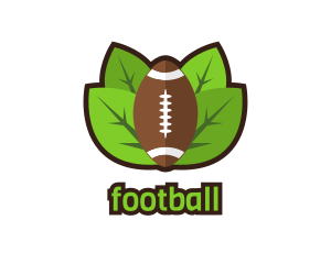 Nature American Football logo design