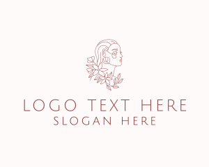 Pink - Beauty Woman Bloom logo design