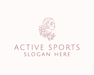 Skin Care - Beauty Woman Bloom logo design