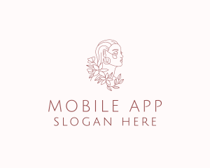 Cosmetology - Beauty Woman Bloom logo design