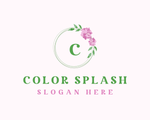 Floral Wreath Boutique logo design