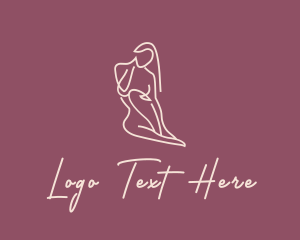 Obgyne - Nude Woman Body logo design