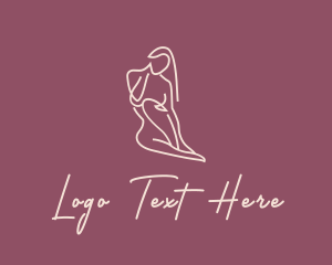 Nude Woman Body Logo