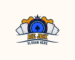 Blackjack - Casino Poker Gambling logo design