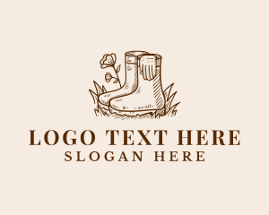 Outdoor - Boots Garden Landscaping logo design