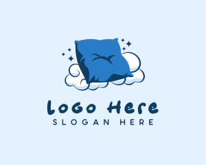 Fluffy Pillow Cushion Logo