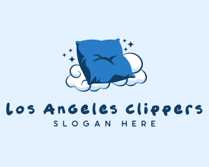 Fluffy Pillow Cushion Logo