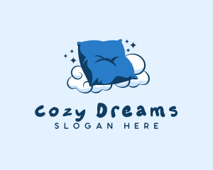 Fluffy Pillow Cushion logo design