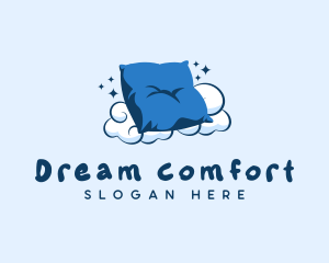 Pillow - Fluffy Pillow Cushion logo design