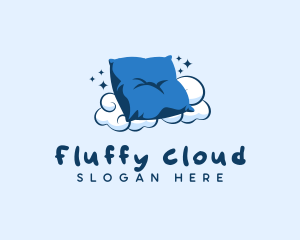 Fluffy Pillow Cushion logo design