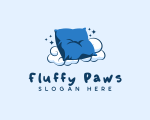 Fluffy - Fluffy Pillow Cushion logo design