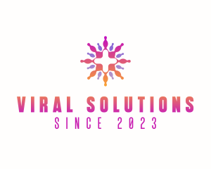 Virus Medical Hospital logo design