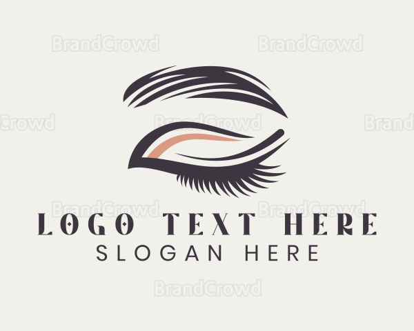 Eyebrow Beauty Makeup Logo