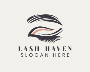 Eyebrow Beauty Makeup logo design