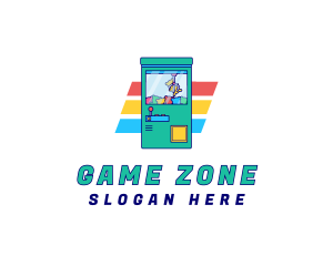 Retro Arcade Machine logo design