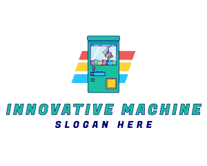 Retro Arcade Machine logo design