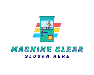 Retro Arcade Machine logo design