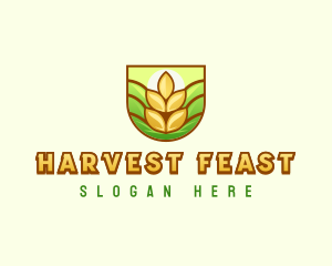 Flour Wheat Farm logo design