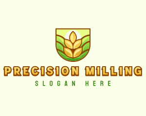 Flour Wheat Farm logo design