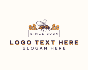 Eco - Bee Honeycomb Apothecary logo design