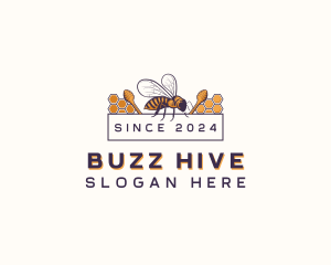 Bee Honeycomb Apothecary logo design