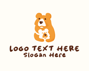 Company - Bear Stuffed Toy Animal logo design