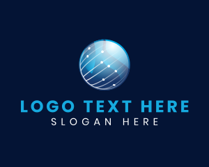 Telecom - Global Network Company logo design