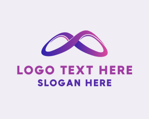 Media - Modern Infinity Loop logo design