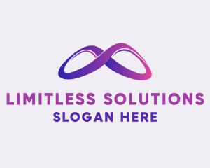 Unlimited - Modern Infinity Loop logo design