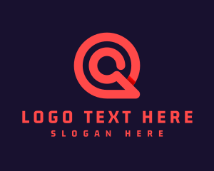 Network - Digital Agency Letter Q logo design