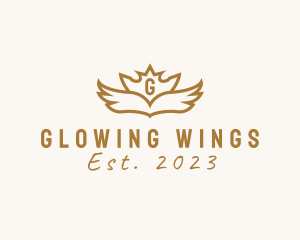 Royal Wings Crown Boutique logo design