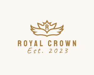 Royal Wings Crown Boutique logo design