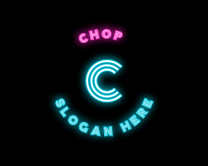 Neon Night Club Bar Logo