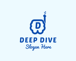 Diving Goggles Swimming Snorkel logo design