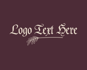 Couture - Elegant Medieval Style logo design