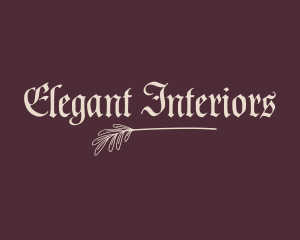 Elegant Medieval Style logo design