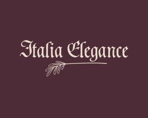 Elegant Medieval Style logo design