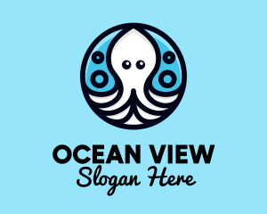 Ocean Sea Octopus  logo design