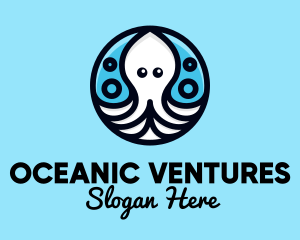 Ocean Sea Octopus  logo design