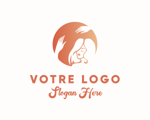 Cosmetic - Woman Beauty Hairdressing logo design