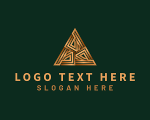 Triangular - Triangle Woodwork Carpentry logo design