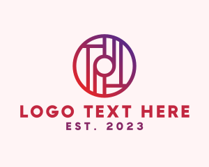 Corporation - Modern Gradient Letter O logo design