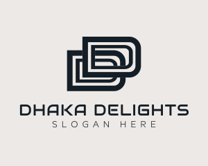 Professional Letter DD Business logo design