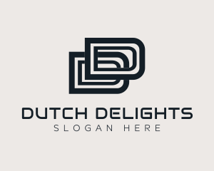 Professional Letter DD Business logo design