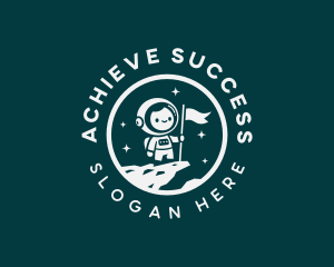 Success Leader Astronaut logo design