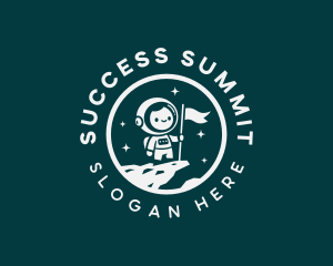 Success Leader Astronaut logo design