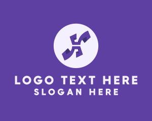 Business - Violet Letter H logo design